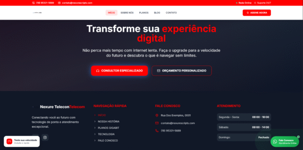 site provedor de internet